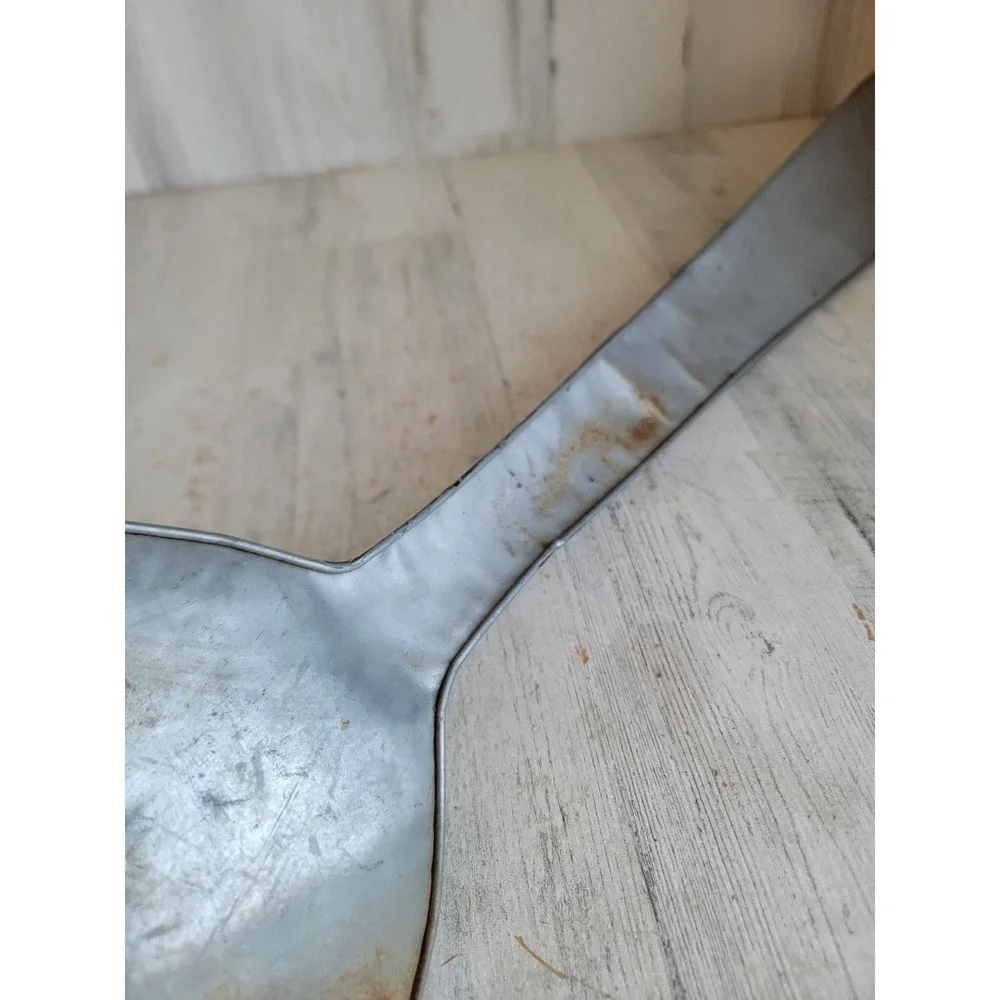 Large primitive metal spoon display unique farm house home decor figure